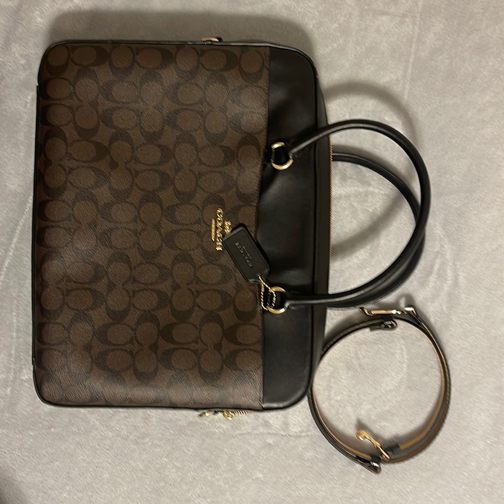 Coach woman’s computer bag.